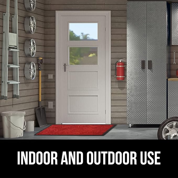 GORILLA GRIP 100% Waterproof All-Season WeatherMAX Doormat US Designed Natural - Image 9