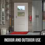 GORILLA GRIP 100% Waterproof All-Season WeatherMAX Doormat US Designed Natural - Image 9