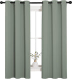 NICETOWN Bedroom Curtain Panels Blackout Draperies, Thermal Insulated Solid - Image 2
