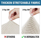 H.VERSAILTEX 3 Piece Stretch Sofa Covers - Image 5
