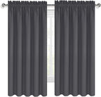 DWCN Bedroom Blackout Curtains 60 x 63 Inches Length 2 Panels Set, Solid - Image 9