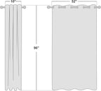 NICETOWN Thick Linen Sheer Curtains - Image 8