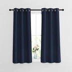 NICETOWN Blackout Navy Curtains & Drapes 48 inch Long by NICETOWN