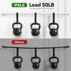 IFELS 2 Pack Heavy Duty Curtain Rods - Image 4