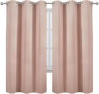 LEMOMO Blush Thermal Blackout Curtains/42 x 72 Inch/Set of 2 Panels Room - Image 2