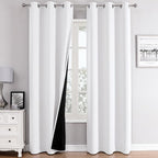 ChrisDowa 100% Blackout Curtains 72 inch Long by ChrisDowa