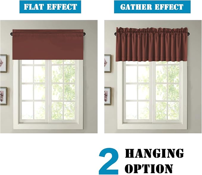 H.VERSAILTEX 2 Panels Blackout Valances - Image 6