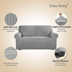 Easy-Going Stretch Loveseat Slipcover 1-Piece Sofa Cover Furniture Protector - Image 3