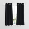 NICETOWN Black Out Curtains 54 inch Long 2 Panels Burg by NICETOWN