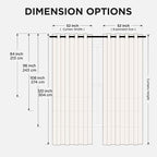 Joydeco Blackout Curtains for Bedroom 120 Inch Long 2 Panels, Room Darkening - Image 6