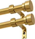 Lootkell 2 Pack Gold Curtain Rods Set by Unknown