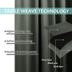 NICETOWN Dark Mallard 100% Blackout Curtains - Image 5