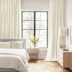 MIULEE Birch Back Tab Blackout Curtains 90 Inches Long 2 Panels Set - Image 2