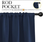 NICETOWN Living Room Curtains, Home Decorations Thermal Insulated Solid Rod - Image 3