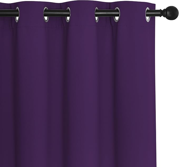 NICETOWN Blackout Curtains for Bedroom, Grommet Top Room Darkening Thermal - Image 7