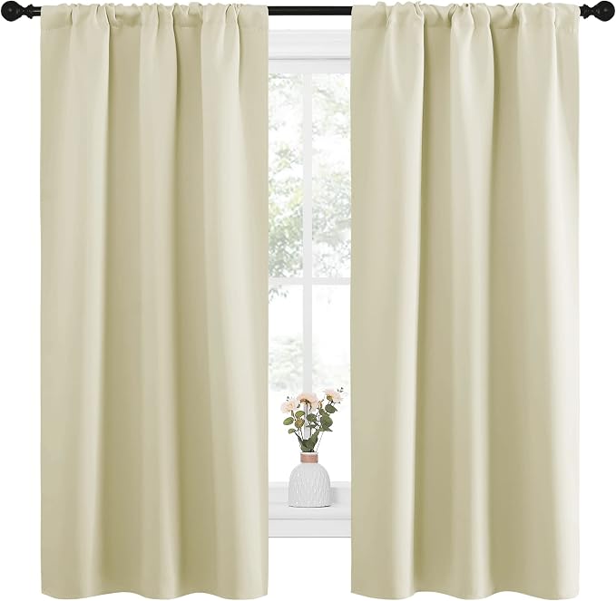 NICETOWN Bedroom Curtains for Kids Room, Window Treatment Thermal Insulated - Image 2