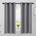 Yakamok 63 Inch Length Grey Blackout Curtains by Yakamok
