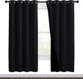 NICETOWN High-End Thermal Curtains, Full Blackout Curtains 72 Inches Long by NICETOWN