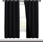 NICETOWN High-End Thermal Curtains, Full Blackout Curtains 72 Inches Long by NICETOWN