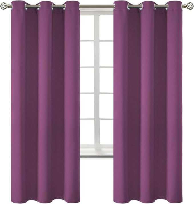 BGment Room Darkening Curtains 72 Inches Long by BGment
