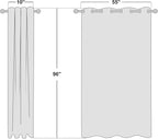 NICETOWN Thick Flax Linen Curtains - Image 2