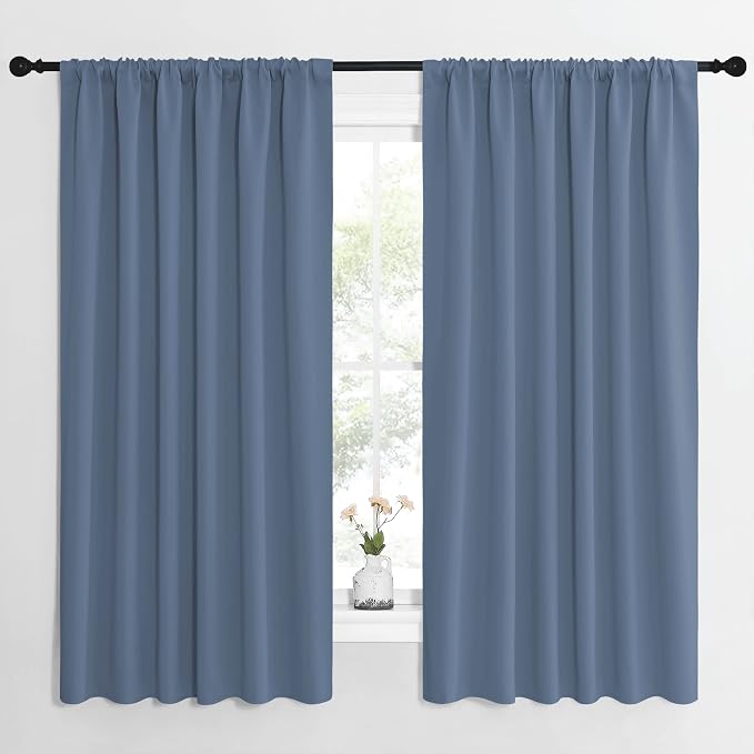 NICETOWN Blackout Curtains for Bedroom, Window Treatment Energy Saving Thermal by NICETOWN