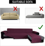 Easy-Going Sofa Slipcover L Shape Sofa Cover Sectional Couch Cover Chaise - Image 4