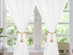 SUQ I OME 1 Pair of Luxury Crystal Beaded Magnetic Curtain Tieback and Holdback - Image 3