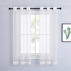 NICETOWN Voile Sheer Window Curtains 63 inch Length by NICETOWN