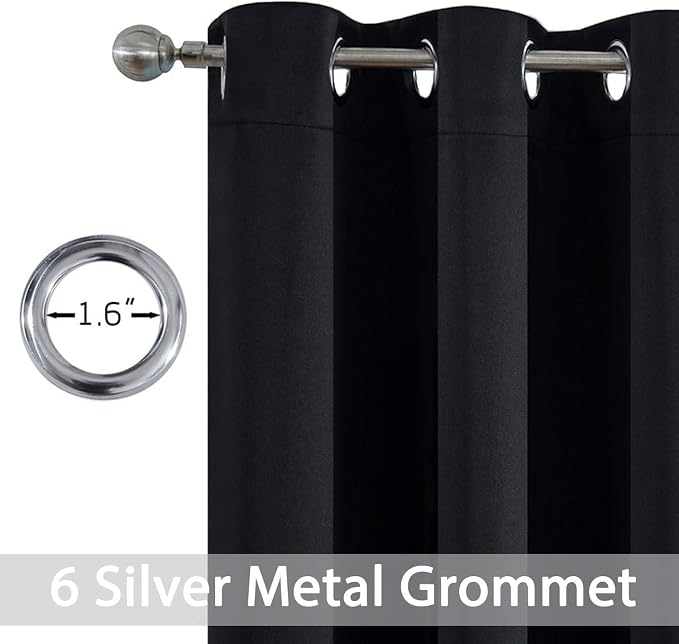 Yakamok 72 Inch Long Blackout Curtains - Image 3