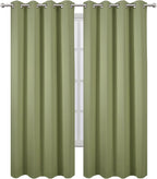 LEMOMO Blackout Curtains 66 x 84 inch/Sage Green Curtains Set of 2 - Image 2