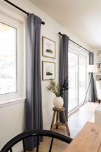 100% Blackout Shield Linen Blackout Curtains - Image 5