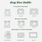 Area Rug 10x14 Washable Rug, Vintage Boho Medallion Rugs Non-Slip Soft Low Pile - Image 8