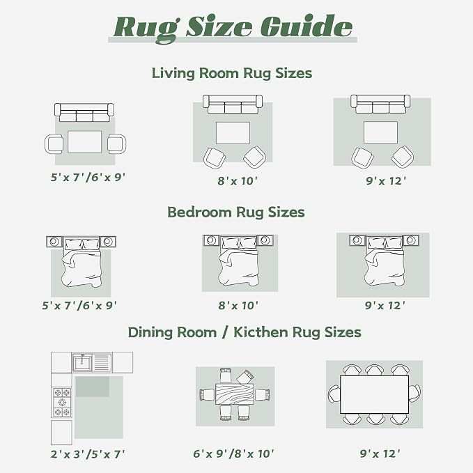 Area Rug 10x14 Washable Rug, Vintage Boho Medallion Rugs Non-Slip Soft Low Pile - Image 8