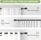 5/8” Diameter Curtain Rods 30-60 Inch, - Image 7