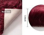 MIULEE Fluffy Rug Soft Shaggy Faux Fur Area Rug Luxury Plush Rectangle Carpet - Image 2