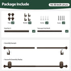 KAMANINA 2 Pack Curtain Rods No Drilling - Image 7