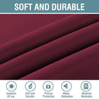 H.VERSAILTEX Blackout Curtains for Christmas Small Window Kitchen Blackout - Image 4