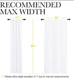 NICETOWN Kitchen Curtains, Short Home Decoration Curtains & Drapes, Small - Image 7