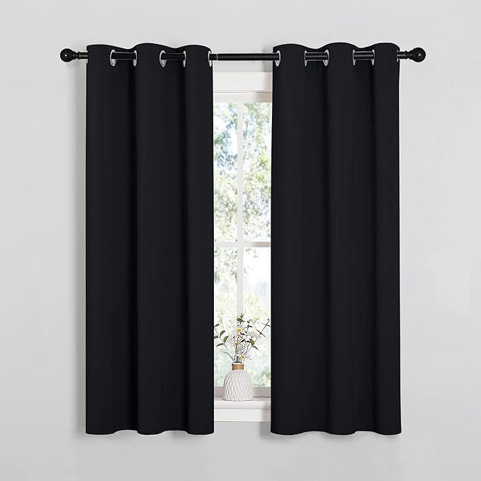 NICETOWN Blackout Draperies Window Curtain Panels, Autumn/Winter Thermal - Image 2