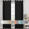 H.VERSAILTEX Linen Curtains Natural Blended Curtain Panels by HVERSAILTEX