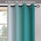 SimpleHome Ombre Room Darkening Curtains - Image 4