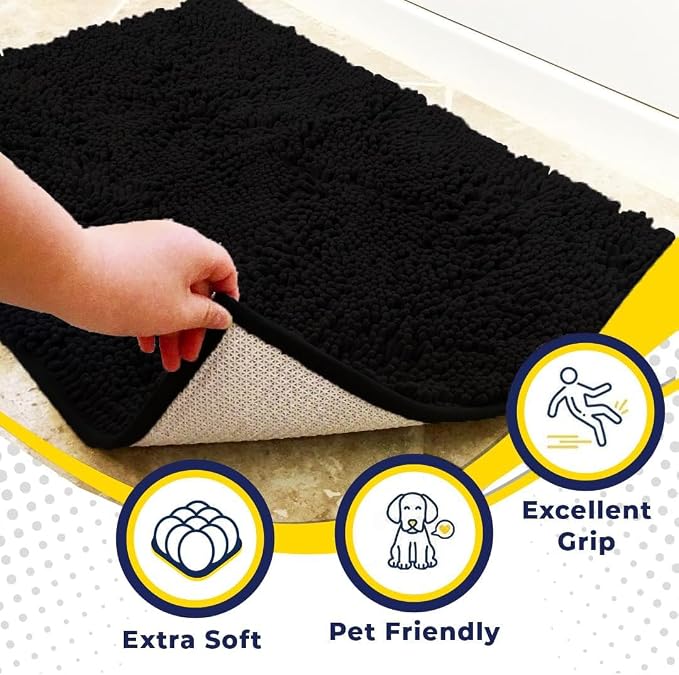 Muddy Mat® | Super Absorbent Door Mat Indoor, Microfiber Quick Dry Chenille - Image 2