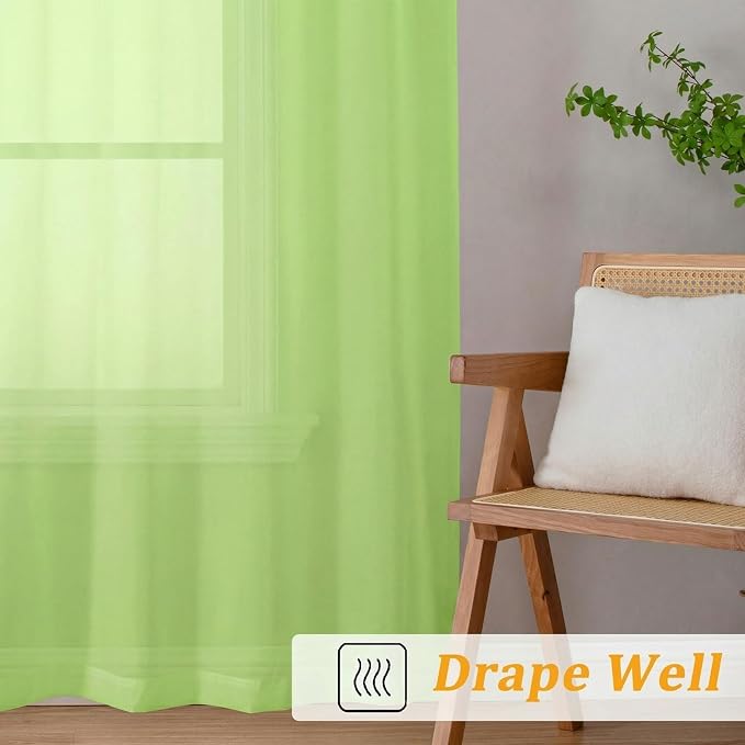 Gwine Sheer Curtains 72 Inch Length - Image 6