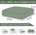 Couch Cushion Cover Seat Cushion Cover Stretch Armchair Cover Separate - Image 6