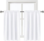 DWCN White Curtains for Living Room Thermal Insulated, 50% Light Blocking - Image 8