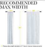 NICETOWN Greyish White Window Curtain Panels - Image 7