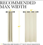 NICETOWN Room Darkening Curtain Panels - Image 7