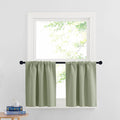 RYB HOME Cafe Blackout Curtains 24 inch Length, RV Curtains by RYBHOME