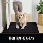 GORILLA GRIP® Ultra Absorbent Front Door Mat Outside Entrance 72x24, Traps Dirt - Image 6
